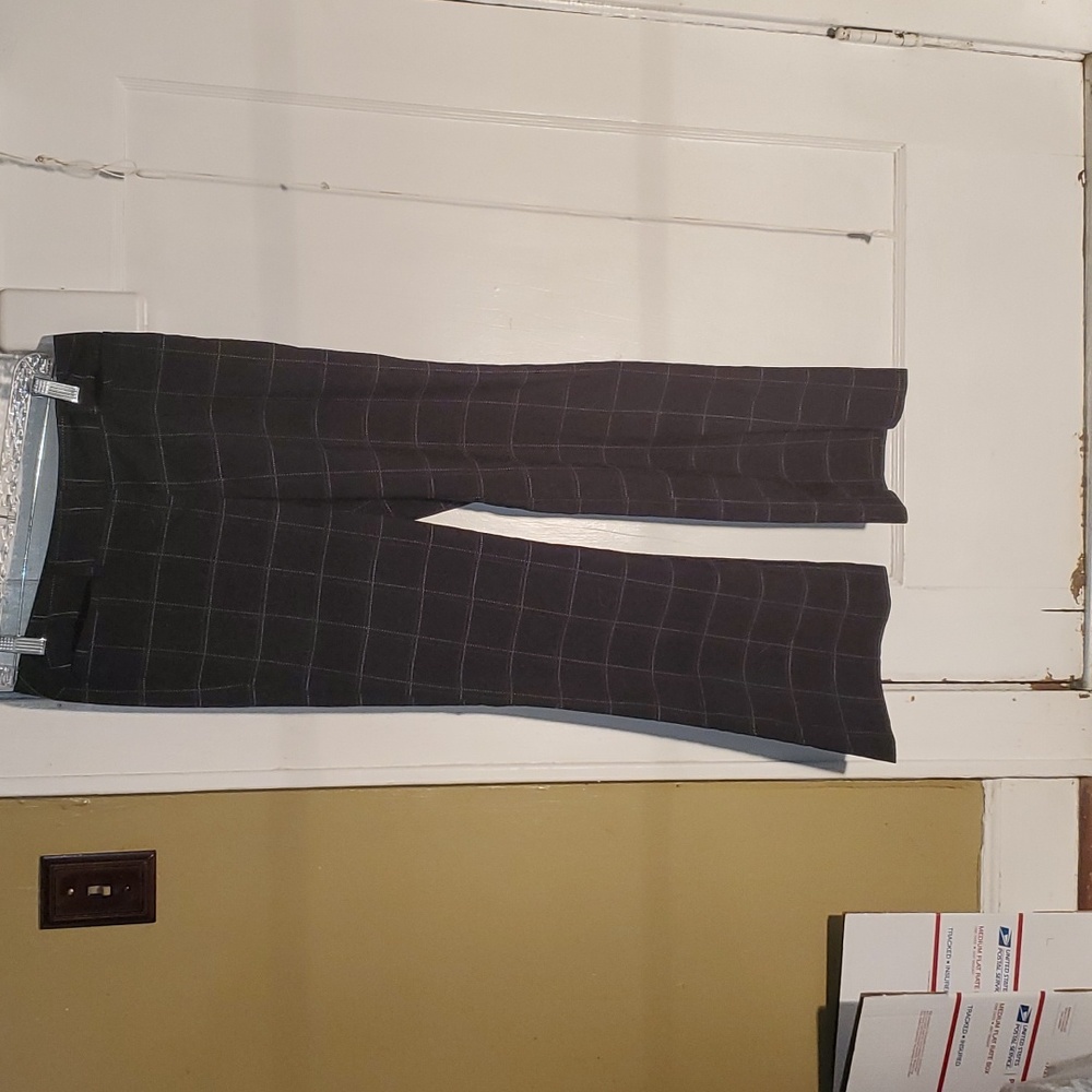 COPY - Tracy Evans Pin Stripe Black Dress Pants